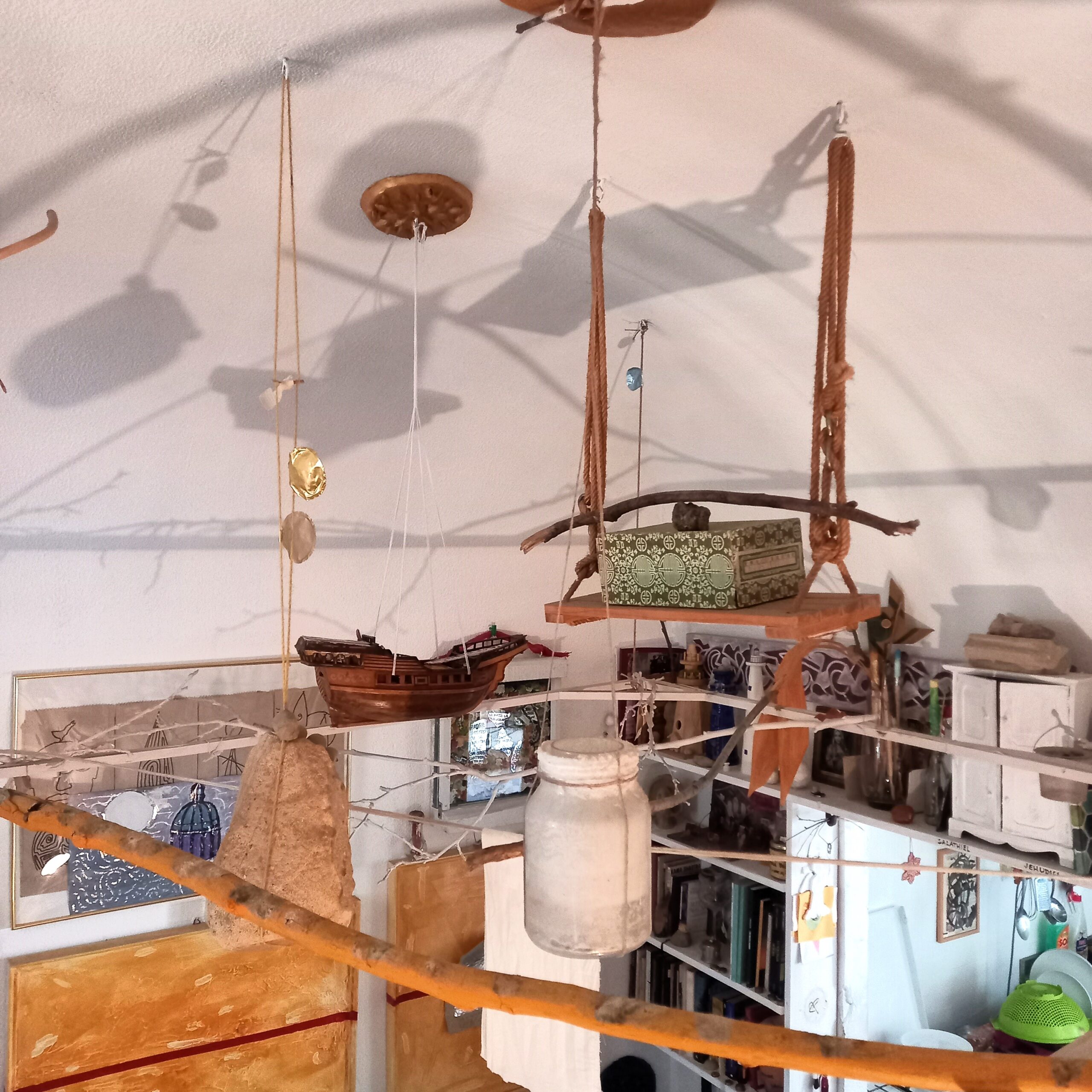Olandese Volante Mezzanine Living installazioni aeree studio artista sicilia